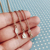 Tiny Gold Charm Necklaces