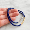 Lapis Lazuli Curve Bracelet