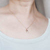 Alphabet Necklaces with Birth Stone