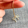 Bow Necklace