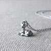 Silver Fawn Necklace