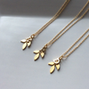 Gold Maid of Honor Leaf Necklace