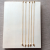 Gold Leaf Alphabet Necklaces