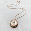 Love You Perfume Locket Necklace