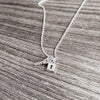 Silver Lock and Key Necklace