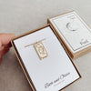 Mini Gold Tarot Card Necklaces
