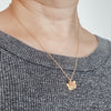 Gold Butterfly Birth Stone & Alphabet Necklaces