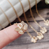 Gold Butterfly Alphabet Necklace